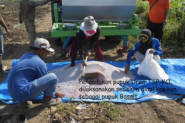 urea fertilizer mixing